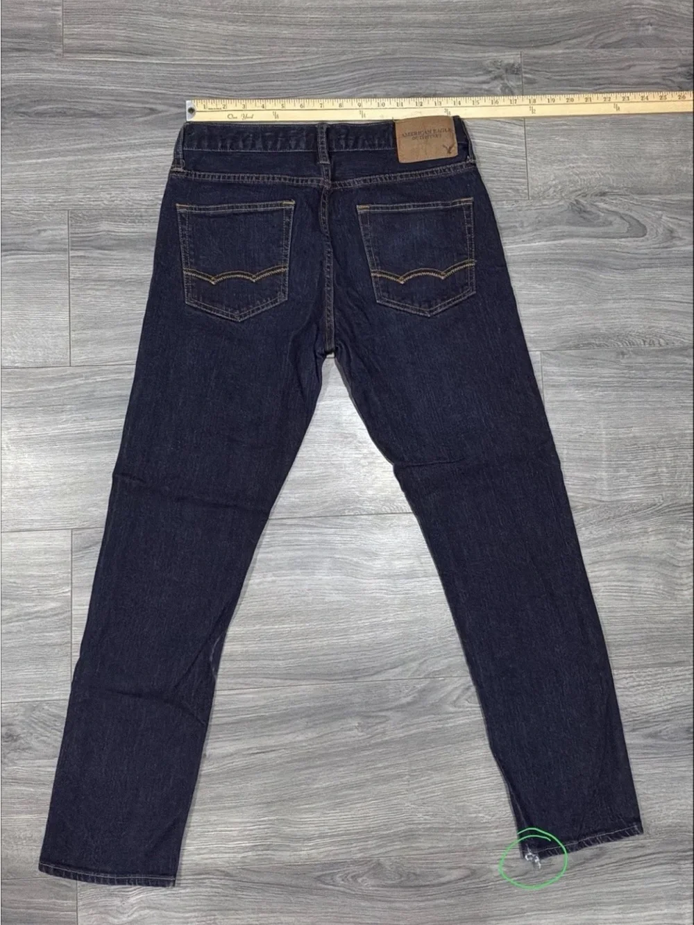 American Eagle Outfitters Men's Dark Indigo Skinny Jeans